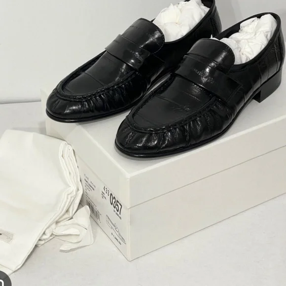 The Row | Shoes | The Row Soft Loafers Black Eel | Poshmark